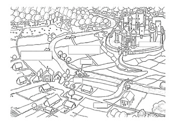 Preview of Colouring Pages - Seigneurie (Nouvelle-France)