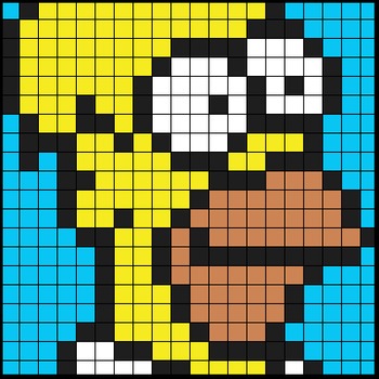 worksheets for grade 10 math Mosaic Colouring Homer, by Percent by Problems Solo Math
