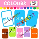 Colours - Flashcards - Colour me Confetti