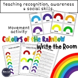 Colours Of The Rainbow...Write the Room..Teaching Awarenes