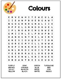 Colours - Word Search