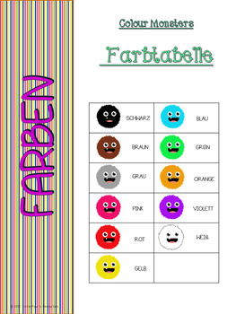 Preview of Farbtabelle - kostenlos