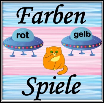 Preview of Colours in German  Powerpoint game 