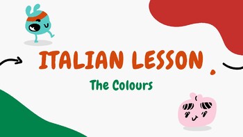 Preview of Colours in Italian