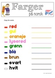 Colours in Norwegian / Farger på norsk