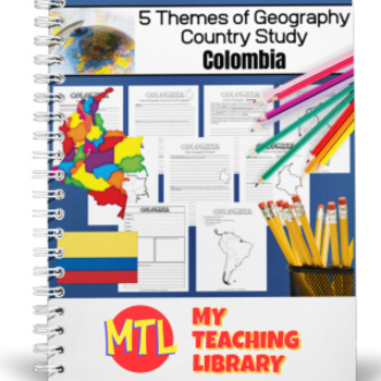 Preview of Colombia Country Study | 5 Themes of Geography