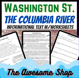 Columbia River Informational Text & worksheets for Washing