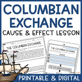 Columbian Exchange Activities | Age of Exploration | Print