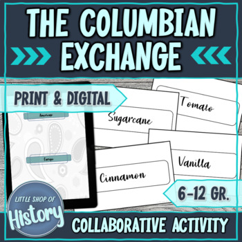 Preview of Columbian Exchange Activity | Exit Ticket | Lesson Plan and Key