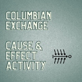 Columbian Exchange Cause & Effect Practice (Activity)