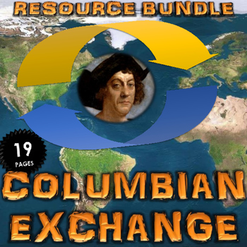 Preview of Columbian Exchange - Jigsaw Reading Activity with Resource Bundle (5 Activities)
