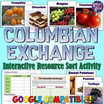 Preview of Columbian Exchange Resource Sort Activity