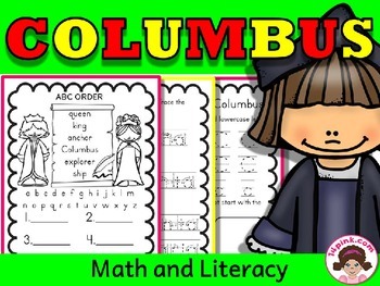 Columbus Day Activities by Kindergarten Printables | TpT