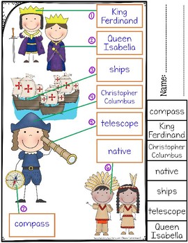 Columbus Day Worksheets by Catherine S | Teachers Pay Teachers