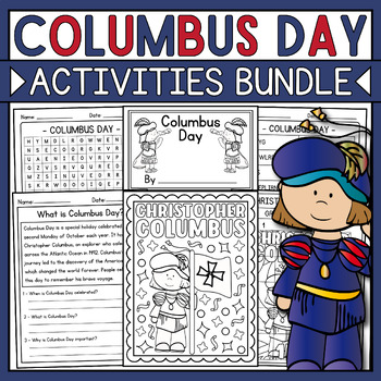 Preview of Columbus Day Activities Bundle: Reading Comprehension, Coloring, Games & More