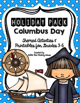 Columbus Day Activities & Printables by Little Red Writing House