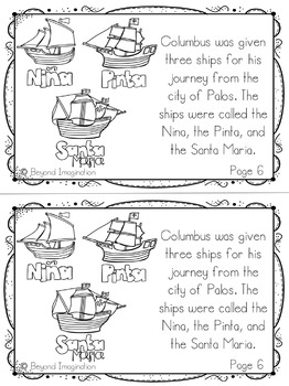 Columbus Day Activities And Printables By Beyond Imagination Tpt