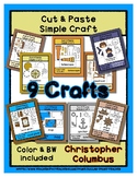 Columbus Day Craft Set - Cut & Paste Crafts  Super Easy fo