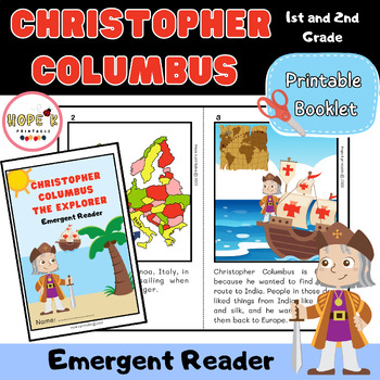 Preview of Columbus Day | Early Reader Printable Book for 1st and 2nd Graders | Fall