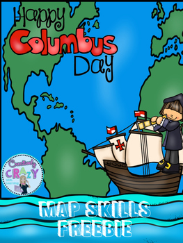 Preview of Columbus Day Freebie With Map Skills