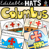 Columbus Day Hats (Editable)