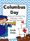 Columbus Day History, Biography, I Have! Who Has? and MORE!