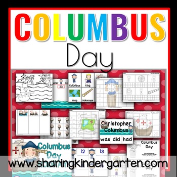 Columbus Day Activities by Sharing Kindergarten | TpT
