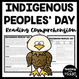 Indigenous Peoples' Day Reading Comprehension Worksheet Ho