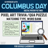 Columbus Day Matching Type Question & Answer Puzzle Pixel 