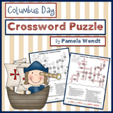 Columbus Day Vocabulary Crossword Puzzle