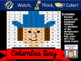 Columbus Day Watch, Think, Color Game!