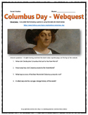 Columbus Day - Webquest with Key (Christopher Columbus and