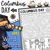 Columbus Day Word Search Puzzle World History Early Finish