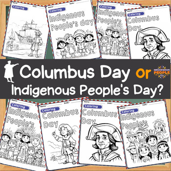 Preview of Columbus Day and or Indigenous People's Day coloring page