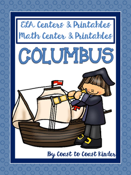 Preview of Columbus Songs, Centers and Printables