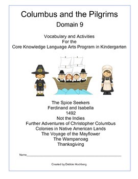 Preview of Columbus and the Pilgrims--Engage NY--Common Core--Kindergarten---Domain 9
