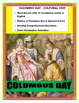 Preview of Columbus and the Spanish Crown- Reading- ENGLISH-Distance Learning