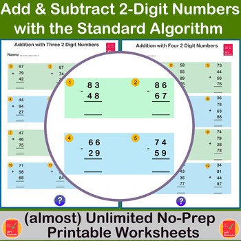 column addition with three numbers worksheets teaching resources tpt