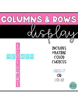 Preview of Columns & Rows Display