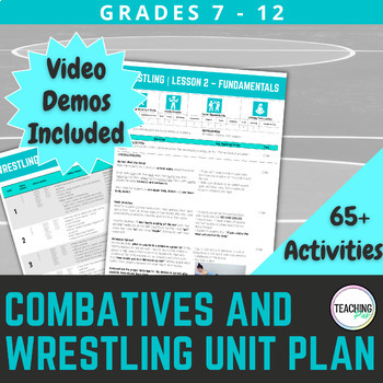 Preview of Physical Education Combative Games and Wrestling Unit and Lesson Plans