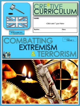 Preview of Combatting Extremism  Work Booklet