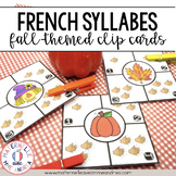 Combien de syllabes? Automne (FRENCH Fall Syllable Countin