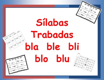 Silabas Bla Ble Bli Blo Blu Teaching Resources | TPT