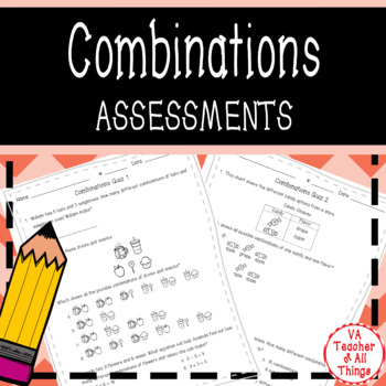 Preview of Combinations Assessments