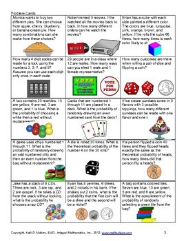 Combinations and Probability by Math Cut Ups | Teachers Pay Teachers