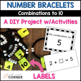 Combinations to 10 with Number Bracelets