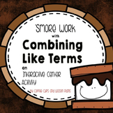 Combining Like Terms:  Interactive Math Activity