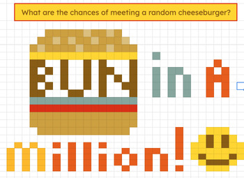 Preview of Combine Like Terms Pixel Art: Fast Food (All Positive)