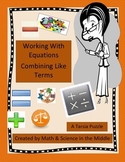 Equations: Combine Like Terms Puzzle