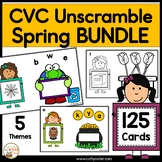 CVC Unscramble Spring COMBO Center BUNDLE